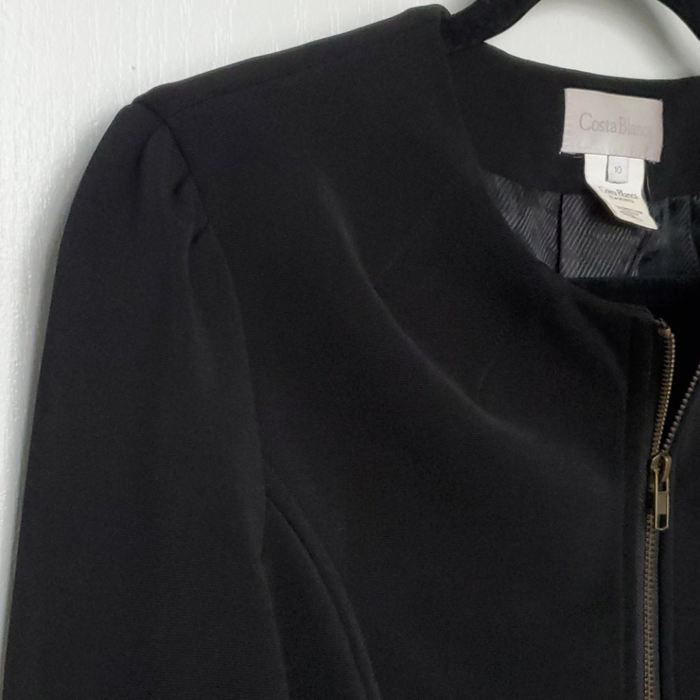 Zip Up Blazer